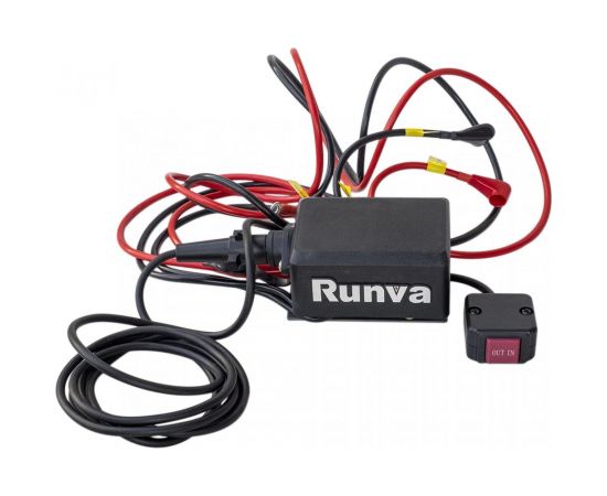 Электрическая лебёдка RUNVA 12V 4500A lbs синтетический трос EWT4500ASR – изображение 6