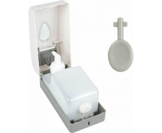 Дозатор для жидкого мыла-пены LAIMA PROFESSIONAL ECONOMY наливной, 1 л, ABS-пластик, белый 607322 – изображение 6