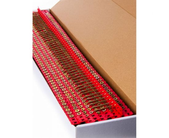 Саморезы в ленте F-SWY для гипсокартона/дерева (1000 шт, 3.5х32 мм, желтый цинк) FIXPISTOLS 2-3-3-7340 – изображение 6