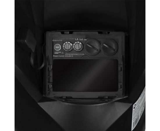 Маска сварочная ULTRA F8 DIN 9-13, Хамелеон, коробка QUATTRO ELEMENTI 908-535 – изображение 7