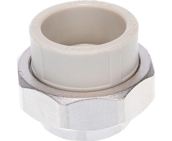 Муфта комбинированная разъемная с внутренней резьбой VALFEX PP-R серая, 40 мм х1 1/4"" 10155032Г 127-0338 – изображение 8