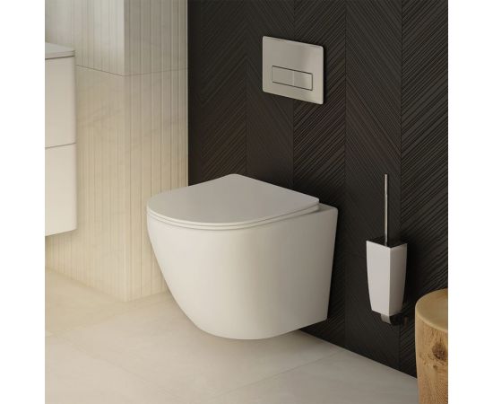 Подвесной унитаз IDDIS безободковый, Blanco BLARDSEi25 – изображение 9