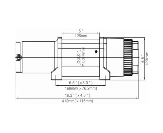 Электрическая лебёдка RUNVA 12V 4500A lbs синтетический трос EWT4500ASR – изображение 9