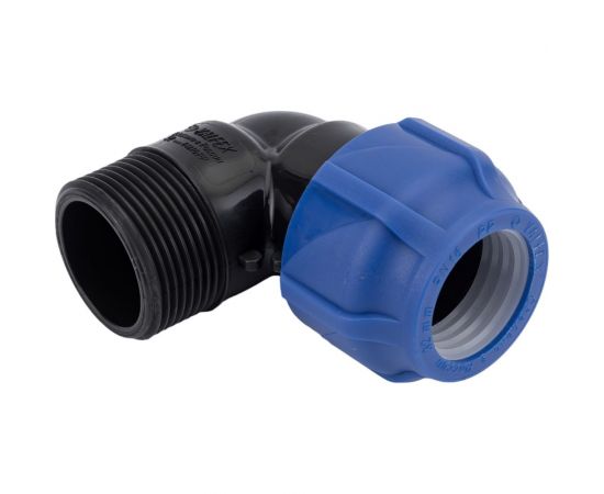 Компрессионный отвод VALFEX ПНД, с наружной резьбой, 32x1 1/4"" 1210012432114 