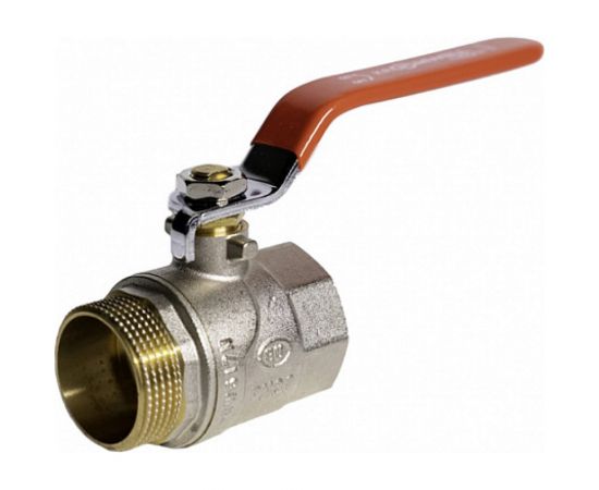 Шаровой кран EUROS (ручка - усиленный рычаг) 1" внутренняя - наружная резьба EU.YT1283050 1_k 