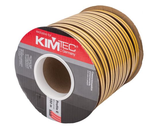 Уплотнитель KIM TEC E-150 коричневый 4х9 мм 585936 