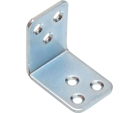 Мебельный уголок СКОБЯНОЙ 42х42х30 мм, цинк, 4 шт. 002503 