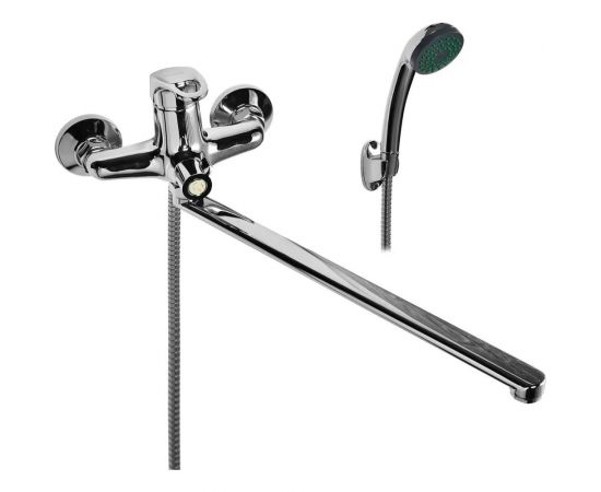 Смеситель для ванной WISENT с изливом и душем W2225 