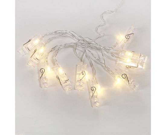 Светодиодная гирлянда NEON-NIGHT Прищепки 10LED, 1.5м 2хАА 304-005 