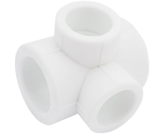 Крестовина VALFEX PP-R белая, 2-плоскостная, 32х25 мм 10118132 127-8213 