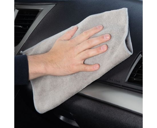 Салфетка SKYWAY микрофибра 40х35 см, серая S00902009 