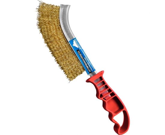 Щетка по металлу vertextools с пластиковой ручкой 1212-01 