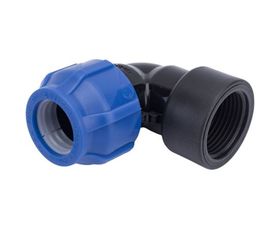 Компрессионный отвод VALFEX ПНД, с внутренней резьбой, 25x1"" 1210012325100 