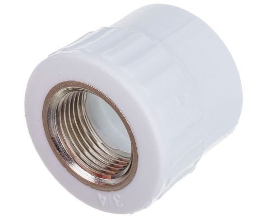 Комбинированная муфта VALFEX PP-R белая, 32х3/4 дюйма ВР 10129132 127-0236 – изображение 2