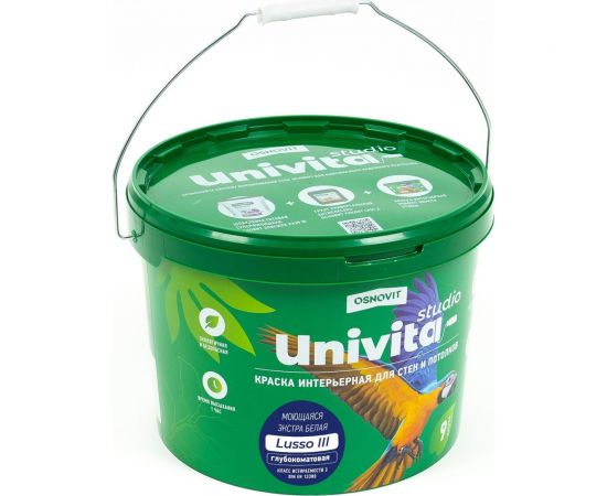 Интерьерная краска Основит Univita Studio Lusso III САс993 СМ2. База А, 9 л 84256 – изображение 2
