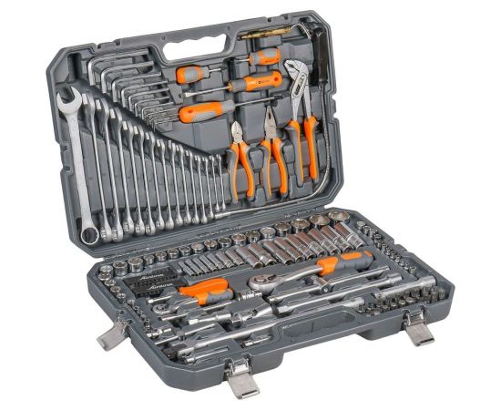 Универсальный набор инструментов Airline 147 предметов, пластиковый кейс AT-147-52 – изображение 2