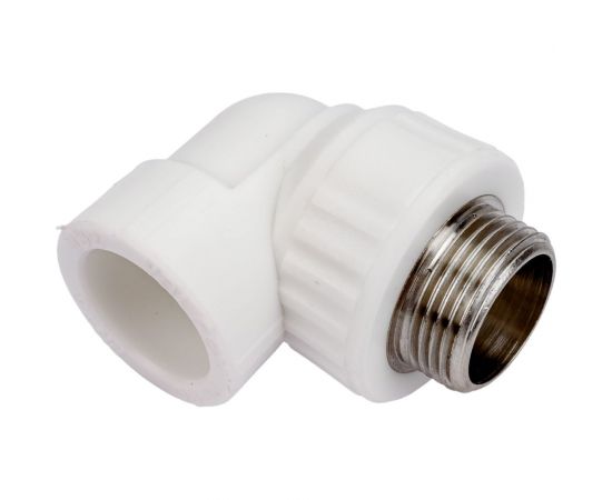 Комбинированный угольник VALFEX PP-R белый, 32х1 дюйма НР 10126032 127-0597 – изображение 2