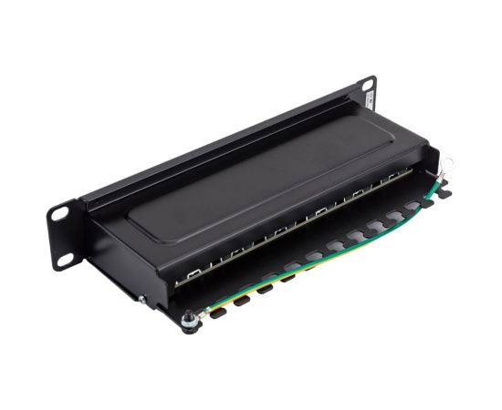 Патч-панель IEK ITK 1U кат.6 STP 12 портов 10" Dual IDC PP12-1UC06S-D05-10 – изображение 2