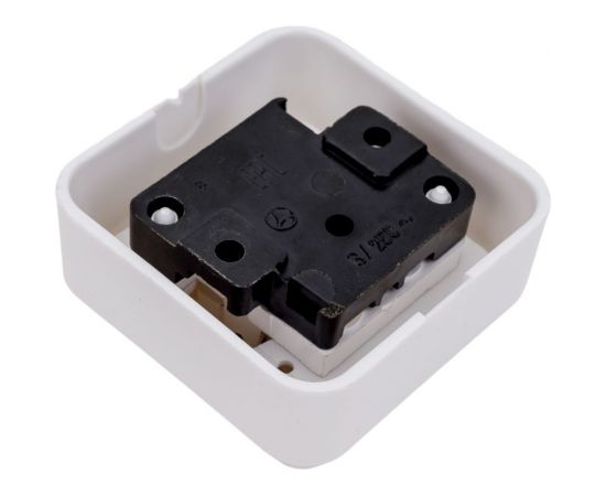 Одноклавишный выключатель ООО Ливны-Электро А1-003 УХЛ 4 белый ВОП 14 – изображение 3