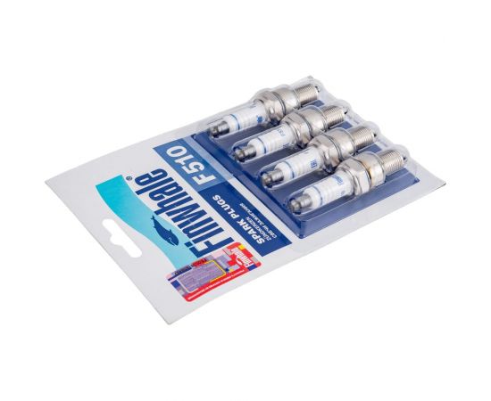 Свеча зажигания 4 шт LADA 2108-10 инжектор/Kalina/Granta/CHEVROLET Niva FINWHALE F510 – изображение 3