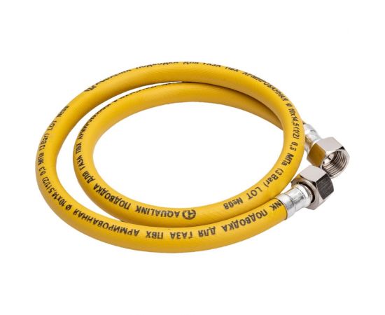 Подводка ПВХ для газа AQUALINE 1/2 вн-вн, 100 см 7057 – изображение 3