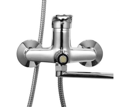 Смеситель для ванной WISENT с изливом и душем W2225 – изображение 4