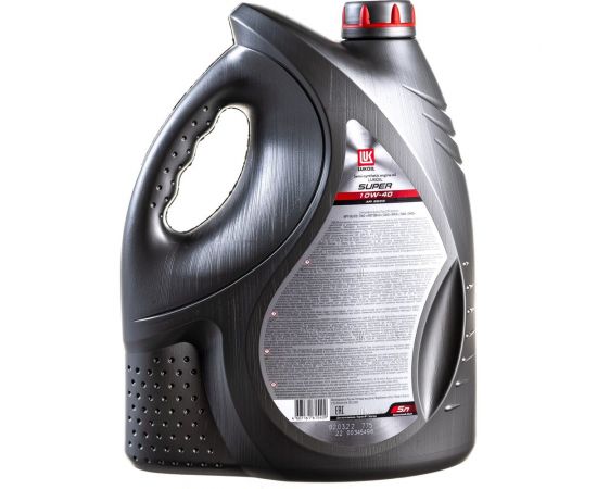 Моторное масло Лукойл СУПЕР полусинтетическое SAE 10W-40, API SG/CD, 5 л 19193 – изображение 4