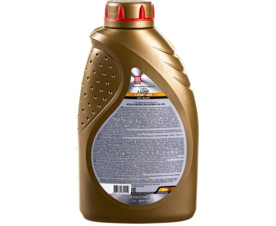 Моторное масло Лукойл ЛЮКС полусинтетическое SAE 10W-40, API SL/CF, 1 л 19187 – изображение 4