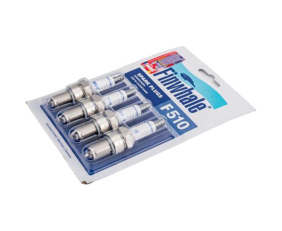 Свеча зажигания 4 шт LADA 2108-10 инжектор/Kalina/Granta/CHEVROLET Niva FINWHALE F510 – изображение 4