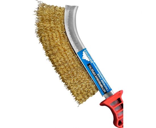 Щетка по металлу vertextools с пластиковой ручкой 1212-01 – изображение 4