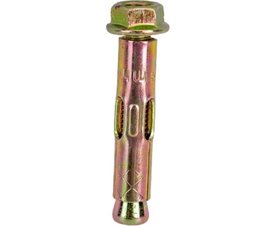 Анкерный болт с гайкой Зубр 8 x 40 мм, 100 шт, желтопассивированный, Профессионал 302342-08-040 – изображение 4