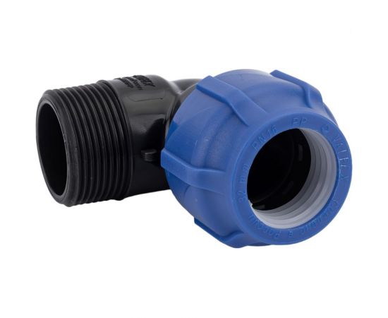 Компрессионный отвод VALFEX ПНД, с наружной резьбой, 32x1 1/4"" 1210012432114 – изображение 4