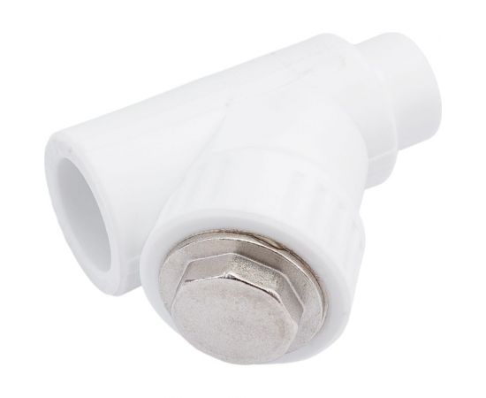 Сетчатый фильтр VALFEX PP-R белый, 32х45°, вн/нр пайка 10142032 036-0621 – изображение 5