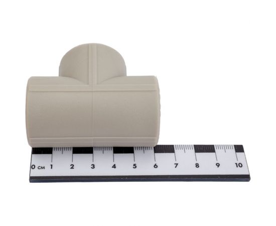 Тройник VALFEX PP-R серый, 25 мм 10111025Г 127-0442 – изображение 6