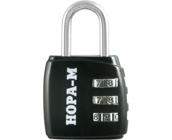 Навесной кодовый замок НОРА-М 615 черный 17071 