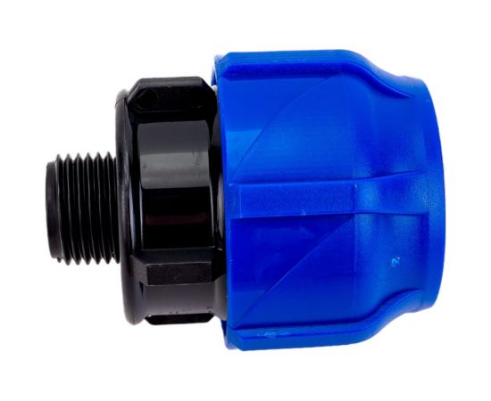 Компрессионная соединительная муфта VALFEX ПНД, с наружной резьбой, 32x1/2"" 121001132012 