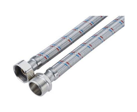 Подводка для воды СТМ сталь, 1/2 г/ш., 30 cм. CWFBM030 