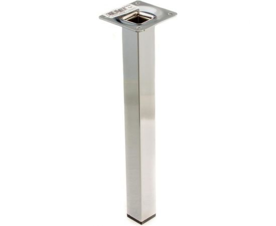 Мебельная ножка Стройбат 25x25x250 хром 1 шт 275710 