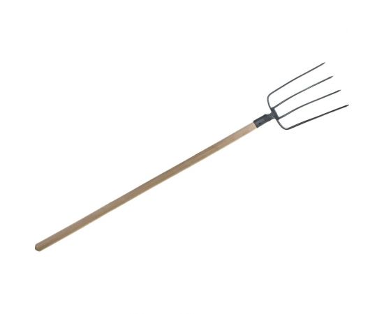Кованые навозные вилы с черенком Gigant 1 сорт GFF-04 