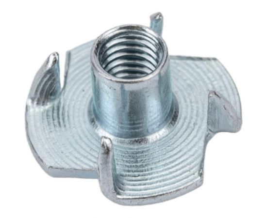 Крыльчатая мебельная забивная гайка DINFIX DIN 1624, оцинкованная, М5, 50 шт. 00-00002841 