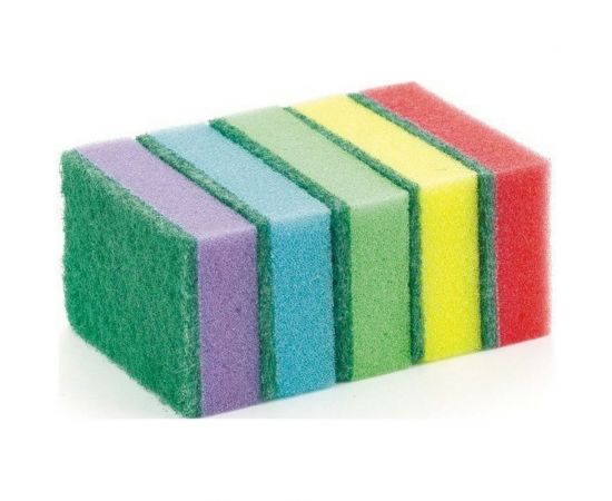 Губки для мытья посуды РемоКолор, 100x60x30 мм, 5 шт. 20-6-111 