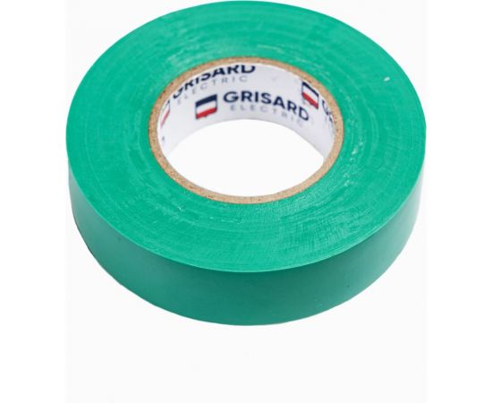 Универсальная изолента Grisard Electric 0,18x19 мм, зеленая, 20 м GRE-013-0006(1) 