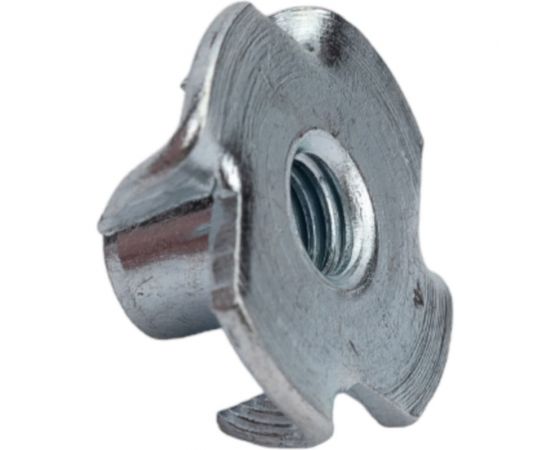 Крыльчатая мебельная забивная гайка DINFIX DIN 1624, оцинкованная, М5, 50 шт. 00-00002841 – изображение 2