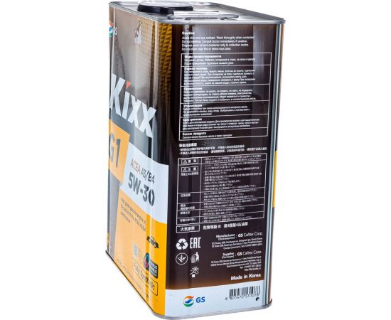 Моторное масло KIXX G1 5W30, синтетическое, 4 л L531044TE1 – изображение 2