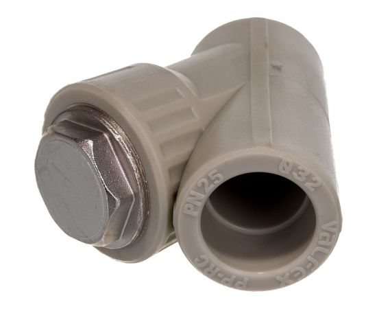 Фильтр сетчатый VALFEX PP-R серый, 32 мм, 45 градусов, внутренняя пайка 10141032Г 036-0609 – изображение 2