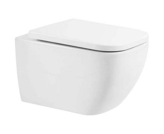 Сиденье дюропласт BelBagno ALPINA soft close, металлическое крепление BB309SC – изображение 2