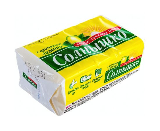 Хозяйственное мыло СОЛНЫШКО с ароматом лимона 11141 603485 – изображение 3