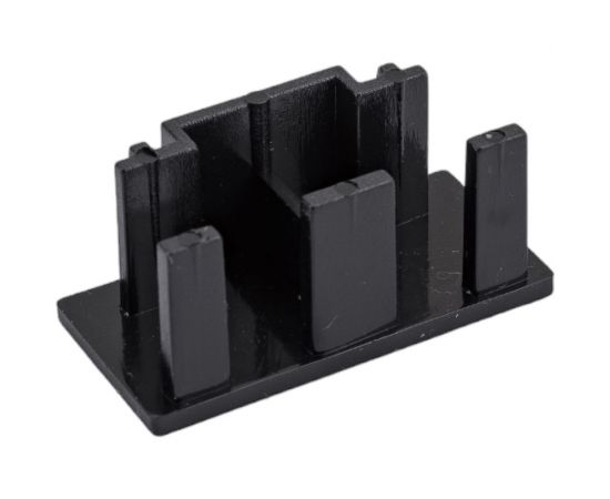 Пластиковая заглушка для шинопровода FERON черный, LD1013, 41988 – изображение 3