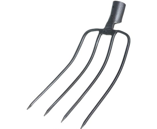 Кованые навозные вилы с черенком Gigant 1 сорт GFF-04 – изображение 3