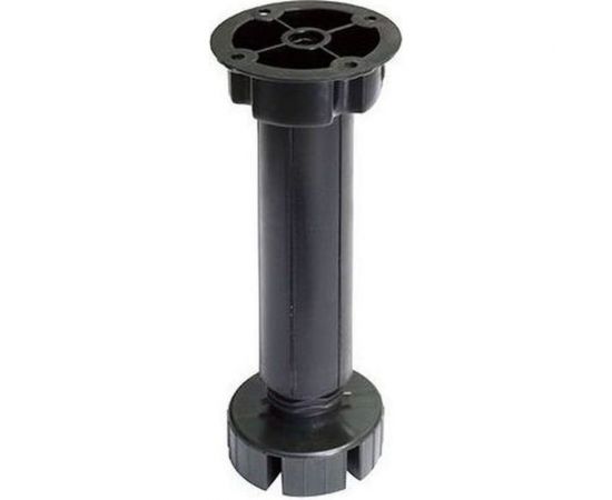 Цокольная ножка Tech-Krep Н120 115-135 мм, черная, комплект 2 штуки с клипсой 129971 – изображение 3